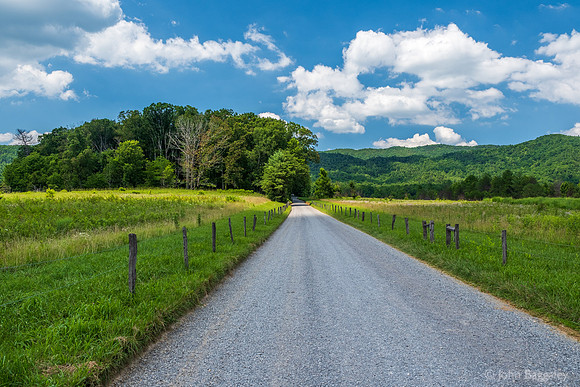 Gravel Road in Cades Cove