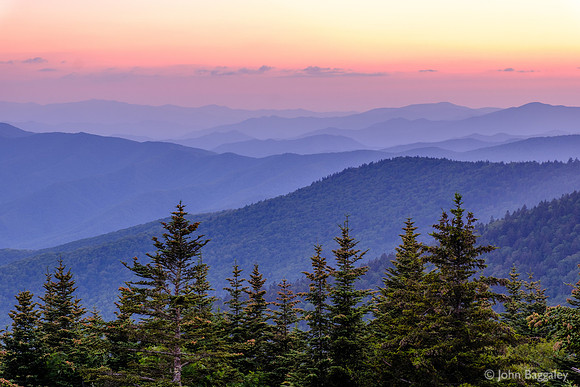 Dusk in the Great Smoky Mountains