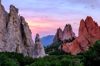 Twilight in the Garden of the Gods