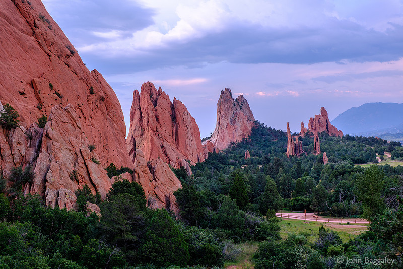 Dawn in the Garden of the Gods