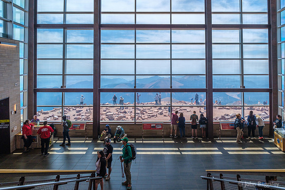 View from Pikes Peak Summit Visitor Center