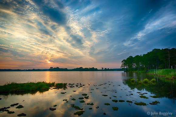 A midsummer sunrise