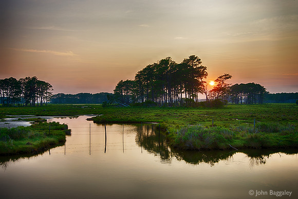 Summer Sunset at Chincoteague