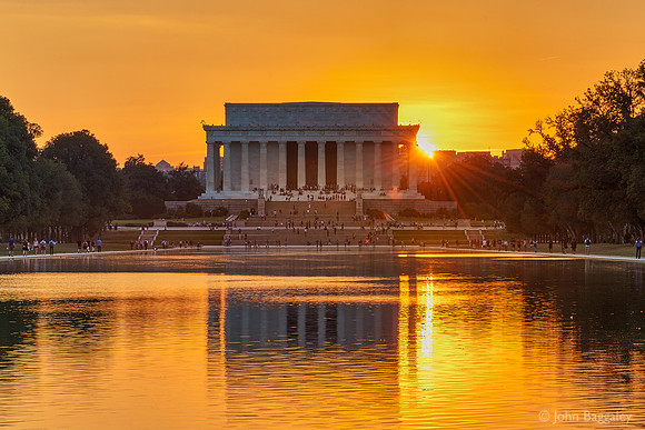 Orange Starburst and Lincoln