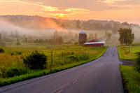 Burning off the morning mist