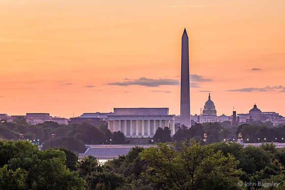 August Sunrise Over Washington
