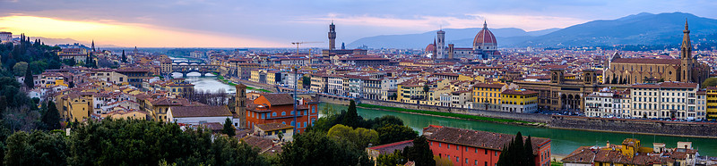 Sunset over Florence