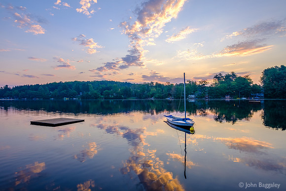 Lake Color at Sunrise