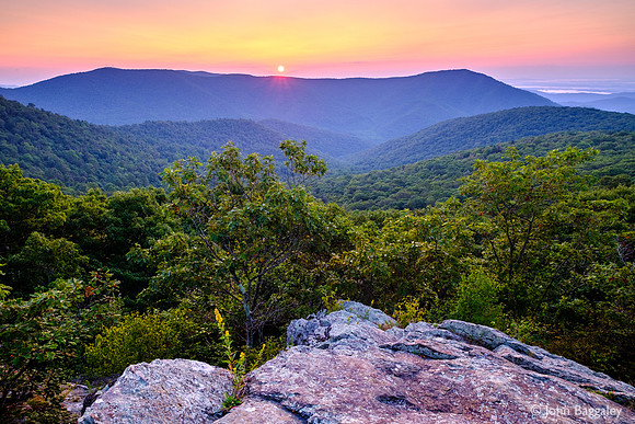 Summer Sunrise from Bearfence Mountain