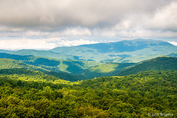 Patchy Clouds Over Shenandoah