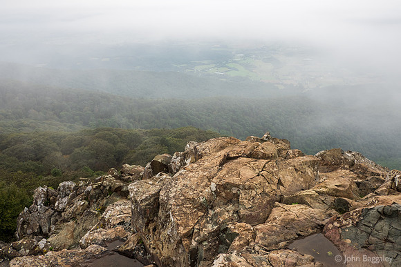 Fogged in at Stony Man
