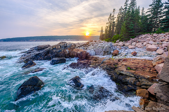 Summer Sunset at Otter Point