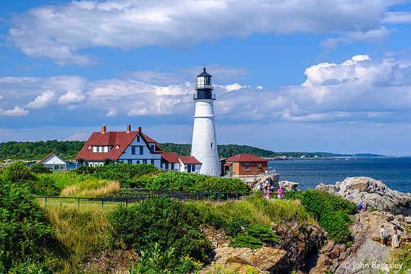 Blue Skies Over Portland Head Light
