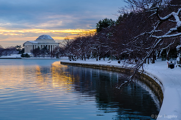 Winter Sunrise at the Tidal Basin
