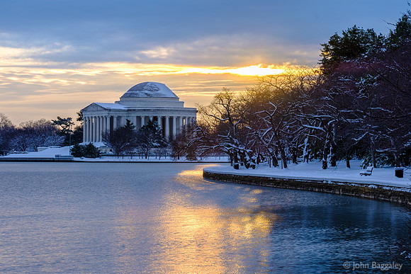Winter Sunrise at the Tidal Basin 2