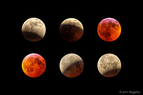 Full Wolf Supermoon Total Lunar Eclipse