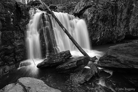 Kilgore Falls in Black and White