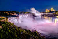 Night at American Falls