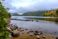 Low Clouds Over Jordan Pond