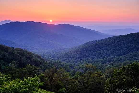 A hot summer sunrise in Shenandoah 2