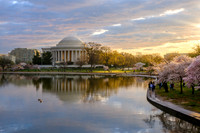 Springtime Sunrise at the Thomas Jefferson Memorial