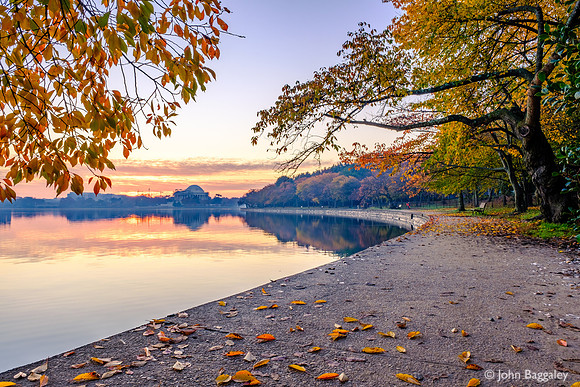 Autumn sunrise at the Tidal Basin
