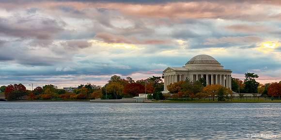 Dramatic skies and fall color