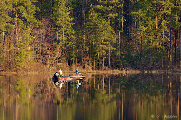 Fishing at St. Mary's Watershed
