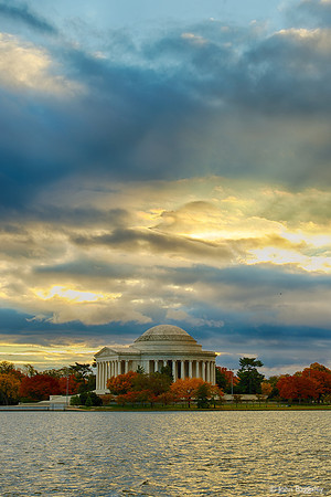 November sunrise at the Jefferson